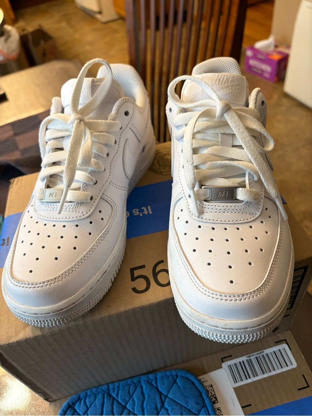 Nike White Air Force 1 ‘07 , Size US 6.5